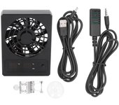 Ventilador de ventilación para tanque de reptiles que mejora la circulación del aire y deshumidificador silencioso para terrarios de selva tropical