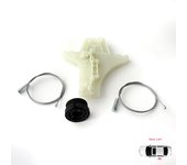 EWR5371 Kit de reparación del elevalunas eléctrico trasero izquierdo para VW Golf MK6 A6 5K 5K1 AJ5 Variant 2008-20014 5 puertas 5K4839461