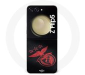Coque Samsung Galaxy Z Flip5 slb benfica fond noir