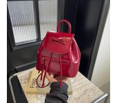 Mochila para mujer 2024, nuevo diseño, cadena de nicho, portátil, estilo coreano, pequeña, ligera, para viajes negro