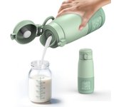 Calentador de leche portátil para bebés, calentador de biberones recargable por USB para agua, leche materna, fórmula para bebés en movimiento, calentamiento rápido y control preciso de la temperatura 350ml