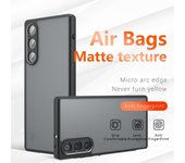 Funda para ZTE Red Magic 10 Air, transparente mate, para ZTE Red Magic 10 Pro+, 9spro Plus, 8pro, de acrílico, PC + TPU, a prueba de golpes. ZTE nubia RedMagic 10 Air negro