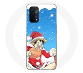 Coque pour Oppo A74 5G Anime One Piece Luffy Le jour de Noël 2024