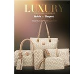 Tooxika - Juego de 6 bolsos de hombro para mujer, bolsos de mano de lujo, diseño de cuero, cartera de mano de moda negro