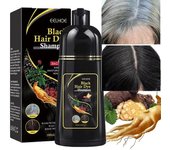 100ml 3 in 1 Hair Dye Shampoo Instant Hair Darkening Gray to Black Polygonum Multiflorum Natural Bonding Coverage for Women negro