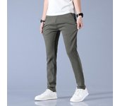 Leggings elásticos para pantalones de verano para hombre, tendencia de moda masculina fina, suave y ajustada 28