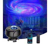 Proyector de cielo estrellado, altavoz de música con Bluetooth, luz LED nocturna, proyector de galaxia, nebulosa, estrella del océano, lámpara de Noche De Luna USB Plug