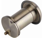 Visor de puerta con ángulo amplio de 220 grados y vidrio óptico de seguridad para el hogar (Bronce)