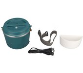 Fiambrera Eléctrica 1.2L Versátil Calentamiento Rápido Portátil Acero Inoxidable Calentador de Comida Calentador Almuerzo L
