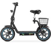 Patinete eléctrico HONEYWHALE M5 Elite de 14 pulgadas, neumático, motor de 500 W, batería de 48 V y 13 Ah, autonomía de 40 a 45 km, velocidad máxima de 40 km/h. negro