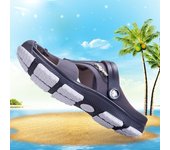 Zapatos de moda para hombres Zapatillas Pisos Sandalias de playa Chanclas Casual Agujero Verano 40 negro