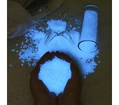 1000 piezas de 3-5 mm de arena luminosa que brilla en la oscuridad, piedras de guijarros para el hogar, jardín, patio, camino al aire libre, decoraciones para peceras, acuarios A2