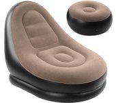 Fitness portátil al aire libre flocado sofá cómodo inflable Simple infla y desinfla