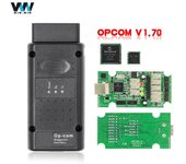Escáner de diagnóstico de coche OPCOM V1.70 Opel OP COM Real PIC18F458 OPCOM 2014V FTDI FT232RQ Actualización de firmware flash OP COM para diagnóstico de coche