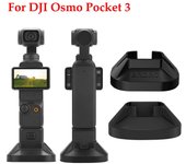 Base fija antideslizante para cámara OSMO Pocket 3, soporte estable para DJI Osmo Pocket 3, accesorios. negro