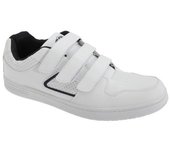 Zapatillas de deporte con cierre táctil Charing Cross Touch de Dek para hombre 6 UK blanco