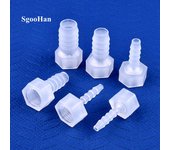 Lote de 10 conectores directos Pagoda de PP, rosca hembra G1/8 , 1/4  y 3/8  a conector rápido para tanque de acuario de 4 a 12 mm, para manguera de riego de jardín. G1/8-4mm (10 Pieces)