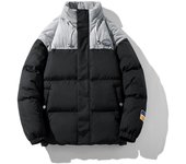 Nueva chaqueta acolchada de algodón gruesa de invierno para hombre, chaqueta holgada de plumas para parejas de marca Tide XL blanco
