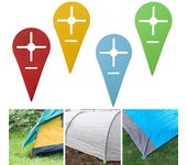 1/4 pinzas para toallas de playa, multicolor, resistentes al viento, para exteriores, compatibles con arena y césped.