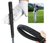 Agarre de goma para palos de golf, agarre hexagonal para putter de golf, agarre universal antideslizante, agarre cómodo para deportes de golf negro