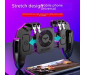 Controlador de juegos de metal recargable de seis dedos M11 con disipación de calor M10 six-finger PUBG controller