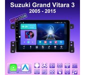 Radio para coche con Android Carplay de 2 DIN para Suzuki Grand Vitara 3 2005-2015, reproductor multimedia, unidad principal, navegación GPS estéreo, BT, WIFI, 2 + 32 GB 1+16GB