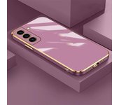 Funda cuadrada chapada de lujo para teléfono Samsung S22 Ultra S23 S21 Plus s21 FE, funda de silicona para Galaxy S 21 S22 S20 FE For S21 Plus blanco