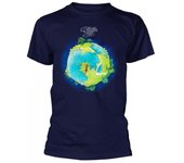 Sí Camiseta unisex de algodón frágil para adultos S azul marino