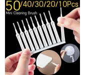 30/40/50 piezas Mini cepillo de limpieza para teléfono móvil, altavoz de computadora, kit de herramientas de limpieza para eliminar el polvo para teléfonos, cepillo de limpieza a prueba de polvo 30pcs