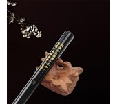 G Key Dizi Flauta de bambú Instrumento musical tradicional chino con bolsa de transporte para principiantes G Key negro