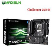 [Estreno mundial] Placa base MAXSUN Challenger Z690 SATA 3,0 compatible con Intel 12.ª generación Core LGA1700 doble canal DDR4 12400 gris