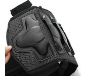 Chaleco protector de pecho, columna vertebral y espalda para niños, equipo de protección para ciclismo, patinaje y esquí. negro