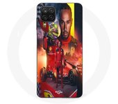 Coque Samsung Galaxy A12 Lewis Hamilton Scuderia Ferrari F1