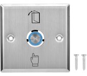 Sistema de control de acceso a puertas Botón de salida Interruptor de liberación de puerta con luz indicadora