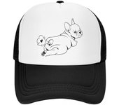 Moda lindo Bulldog francés camionero sombrero para unisex WoUnisex personalizado ajustable unisex animal perro gorra de béisbol al aire libre Snapback gorras Trucker Hat
