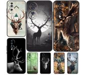 Funda de ciervo para Honor Magic 5 Pro 50 70 90 Lite Honor 8X 9X X9b X9a X8a X7a X6a X6 X7 X8 X9 Honor X8 4G