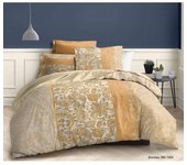 Pack complet Bombay housse de couette pour lit 140 x 190 cm 100% coton / 57 fils/cm²