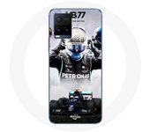 Coque pour Vivo Y21s 2021 / Y21 2021 Formule 1 Valtteri Bottas pilote de course F1 Noir