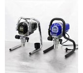Pistola pulverizadora compacta eléctrica multifuncional Cuerpo de bomba de acero inoxidable Apague la pistola Dispositivo de pulverización de parada automática Máquina pulverizadora sin aire portátil