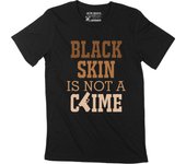 Camiseta ULTRABASIC para hombre La piel negra no es un crimen Camiseta gráfica Black Lives Matter XS negro