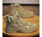Botas de plataforma para hombre, botas de desierto a la moda, nuevas y cómodas botas antideslizantes para senderismo, botas de trabajo de alta calidad que combinan con todo, Bota Masculina 39