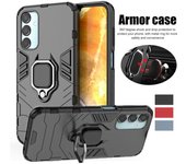 Funda con soporte para Samsung Galaxy M15 M35 M55 5G M14 M34 M54 M13 M23 M53 M32 M52 M62, funda con soporte para anillo, funda de protección completa para empresas For Samsung M23 5G negro
