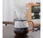 Cafetera a presión, juego de cafetera de mano, taza de filtro de café de cerámica, cafetera de goteo