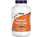 NOW Foods, cápsulas de cáscara de psyllium, 500 mg, 500 cápsulas vegetales