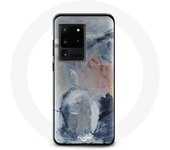 Coque pour Samsung Galaxy S20 Ultra Fond de texture abstraite gris