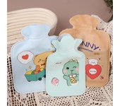 Bolsa de agua caliente portátil para niñas, calentador de manos de invierno, botellas de agua caliente a prueba de explosiones, bolsa de jarra reutilizable para productos de calentamiento en frío C/350ML