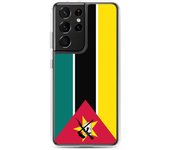 Coque Téléphone - Samsung - Galaxy S24 Plus - Drapeau Mozambique - Souple - Multicolore