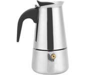 Cafetera portátil de 200ml, tetera Moka de acero inoxidable, tetera para suministros de cocina casera