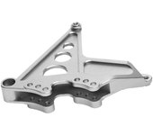 Soportes de choque traseros de Metal, torre de choque 8538 8538X, repuesto para Traxs Unlimited Desert Racer, 2 uds. plata
