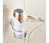 Estante de pared para baño, estante para secador de pelo montado en la pared, soporte para secador de pelo, soporte en espiral